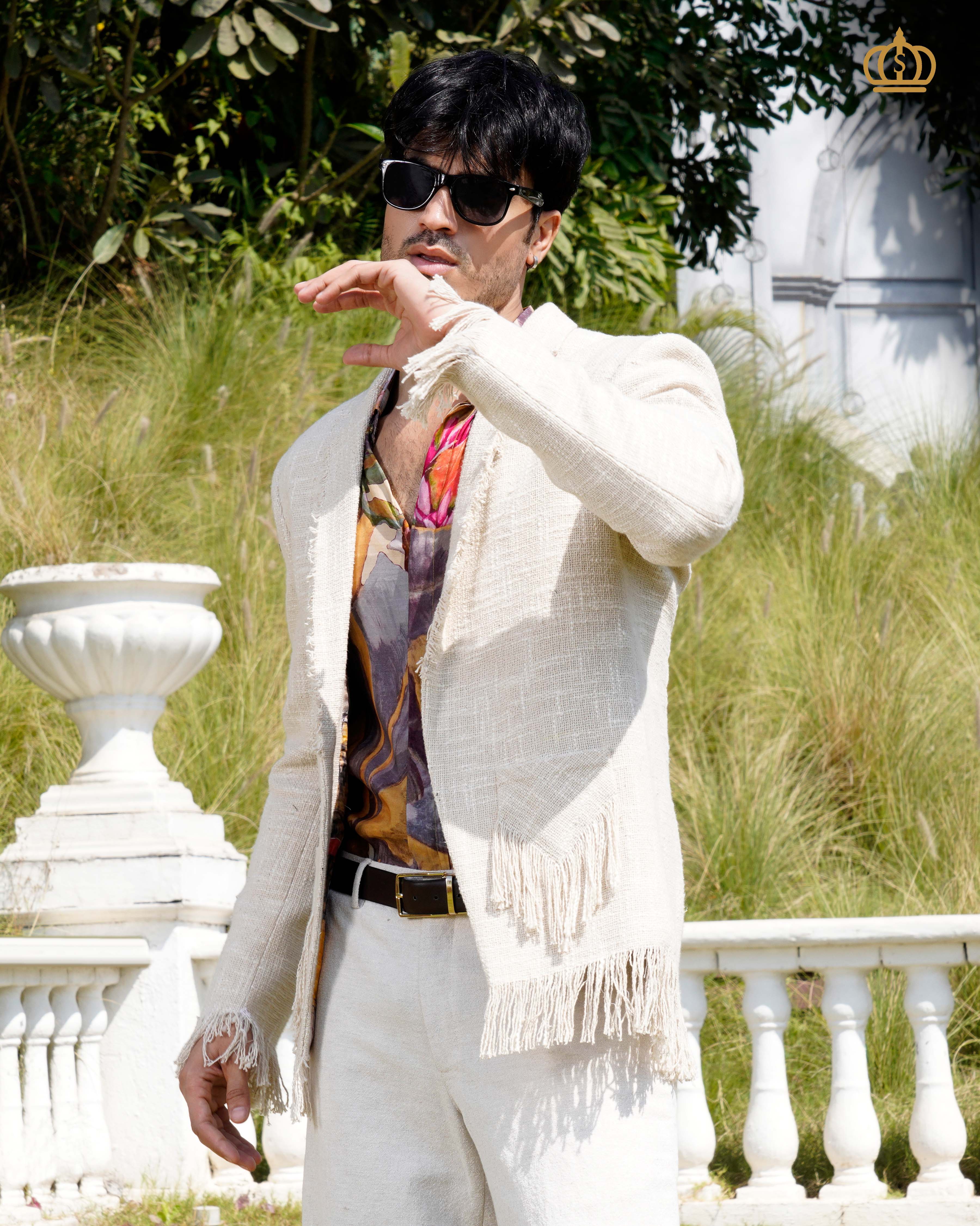 Label Surbhi Pansari The Art of Raw Threads SS26 menswear look 2