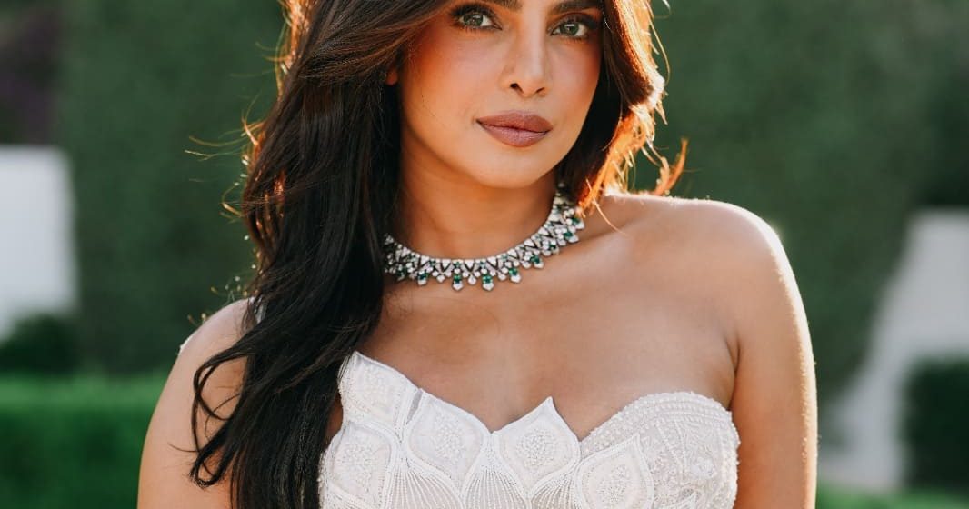 Priyanka Chopra Jonas in custom Amit Aggarwal
