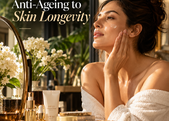 THE BEAUTY INDUSTRY IS MOVING FROM ANTI-AGEING TO SKIN LONGEVITY