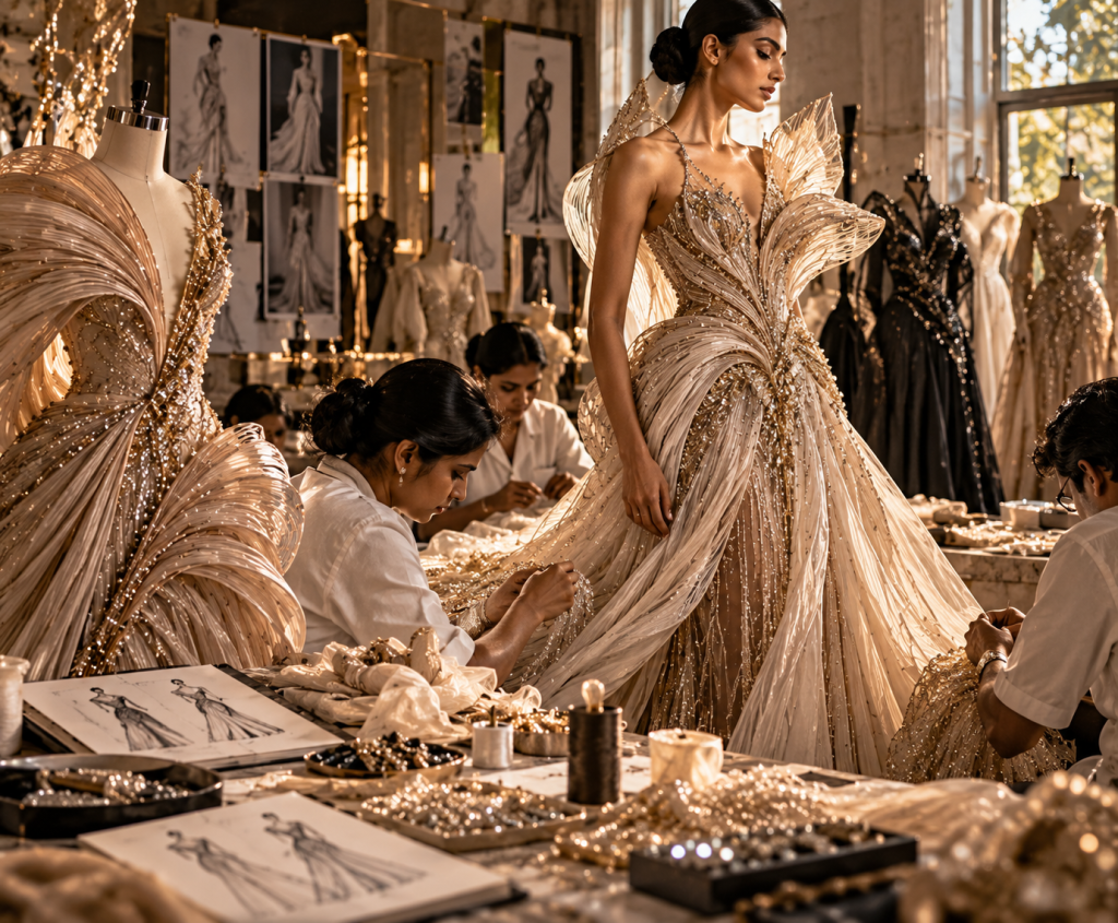 Gaurav Gupta Paris atelier · Indian designers in Paris · Indian couture global · Paris Haute Couture Week · Indian luxury fashion